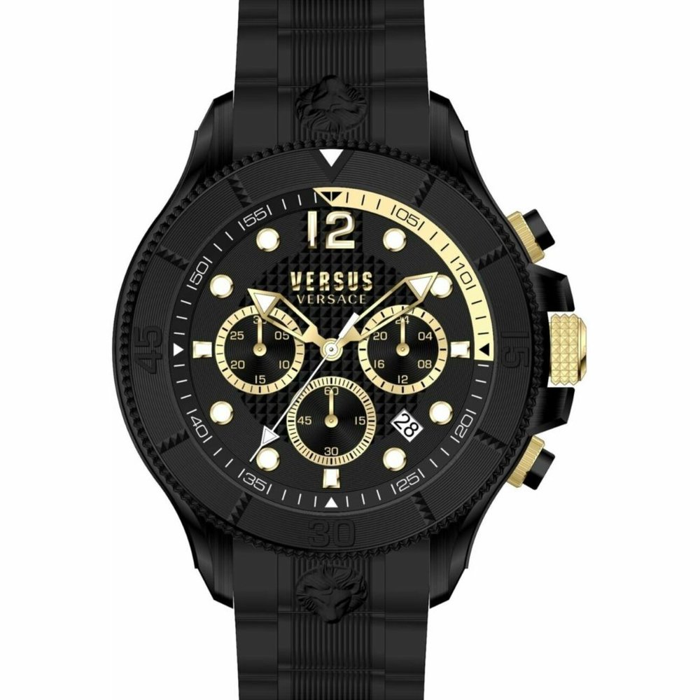 Versace Versus Black 49mm Watch